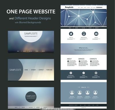 網站模板圖片在網頁和網站設計中的關鍵作用